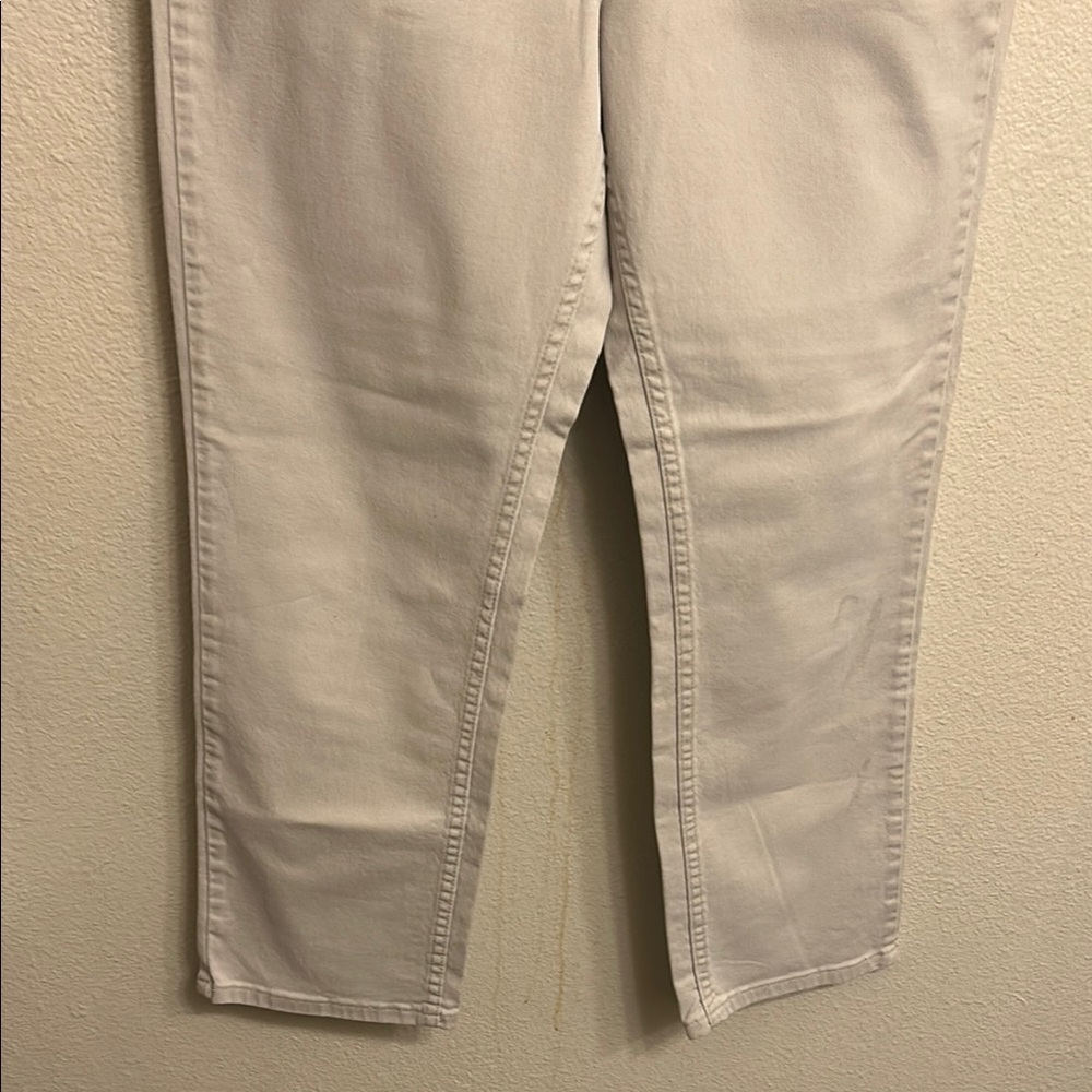 Lee Rider’s Relaxed Women's Cream Jeans Size 10P - Picture 3 of 5